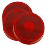 LAMP, 2 1/2"ROUND RED